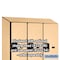 Salsbury Industries 2 Tier 'S' Designer Locker, 54"Wx76"Hx18"D, 6 Door, Maple 18-27368MAP - alternate 4